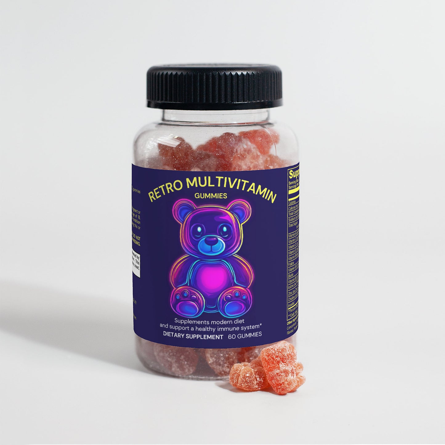 RETRO MULTIVITAMIN BEAR GUMMIES (ADULT)