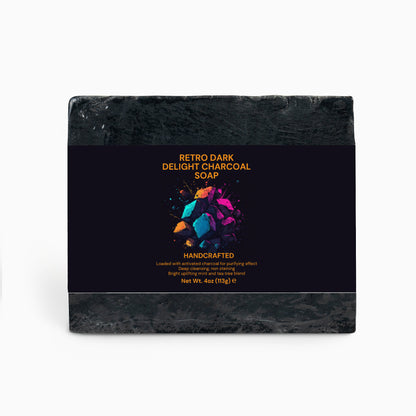 RETRO DARK DELIGHT CHARCOAL SOAP