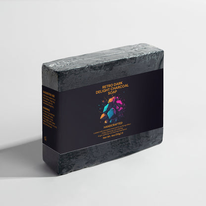 RETRO DARK DELIGHT CHARCOAL SOAP