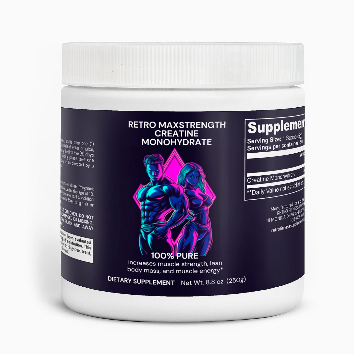 RETRO MAXSTRENGTH CREATINE MONOHYDRATE