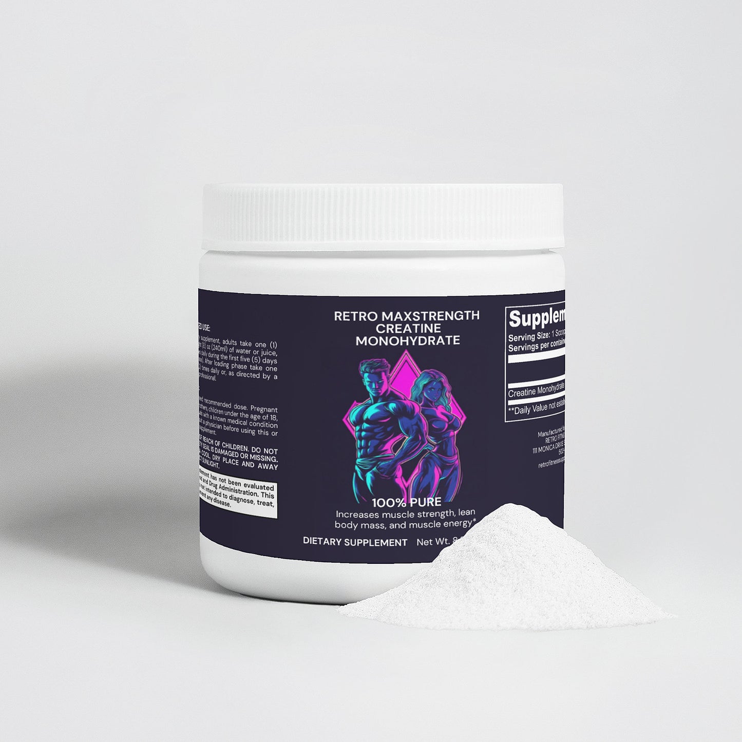 RETRO MAXSTRENGTH CREATINE MONOHYDRATE