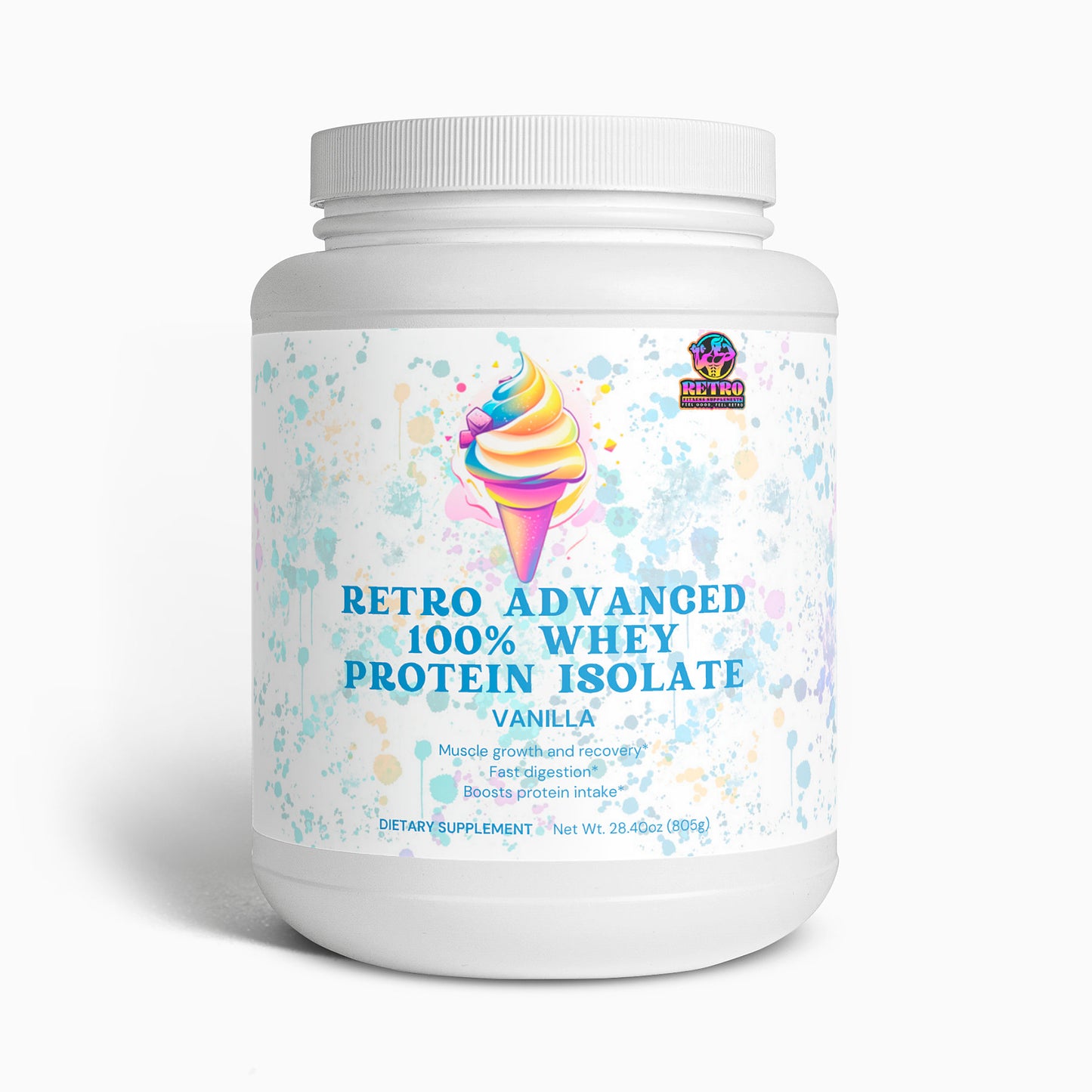 RETRO ADVANCED 100% WHEY PROTEIN ISOLATE (VANILLA)