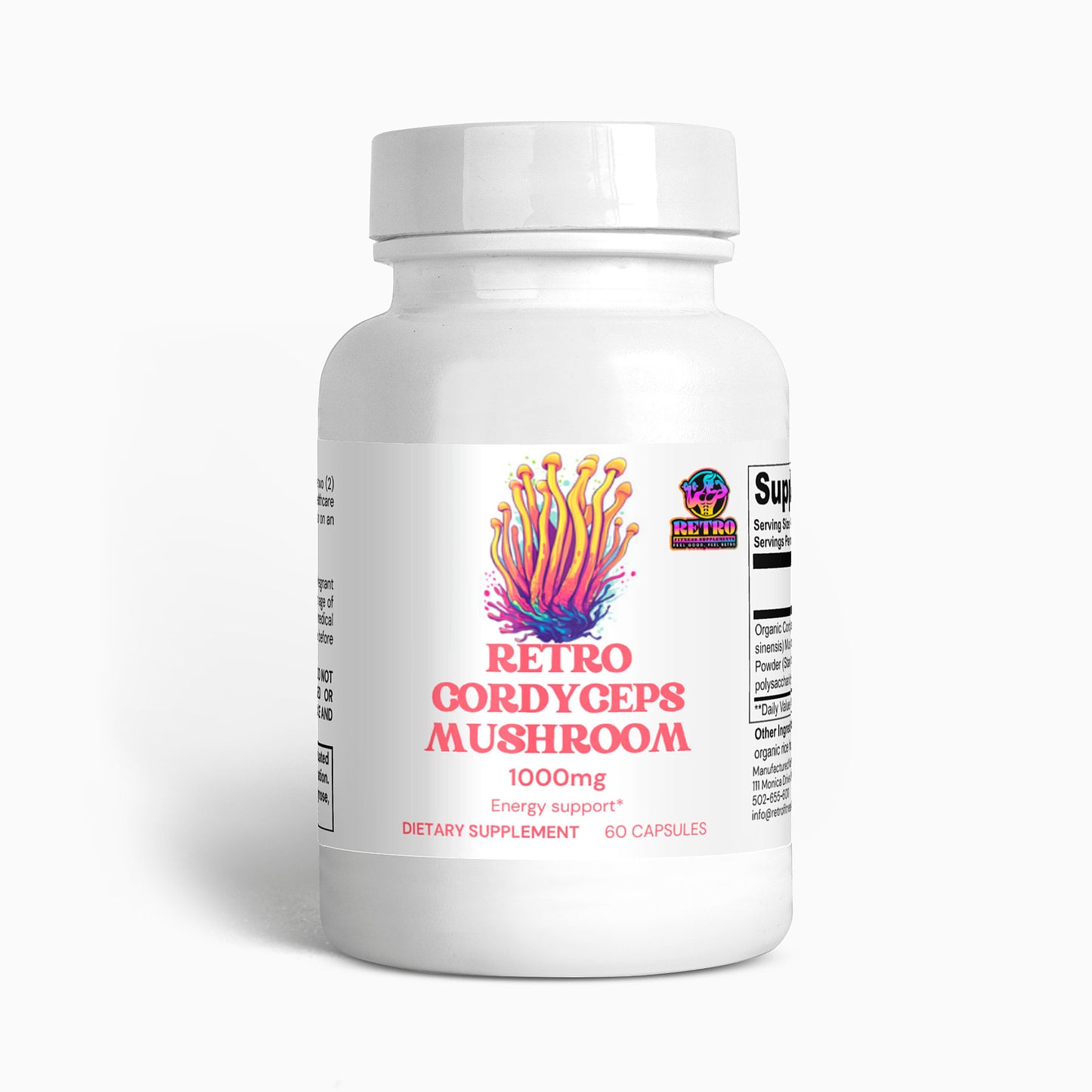 RETRO CORDYCEPS MUSHROOM 1000 MG