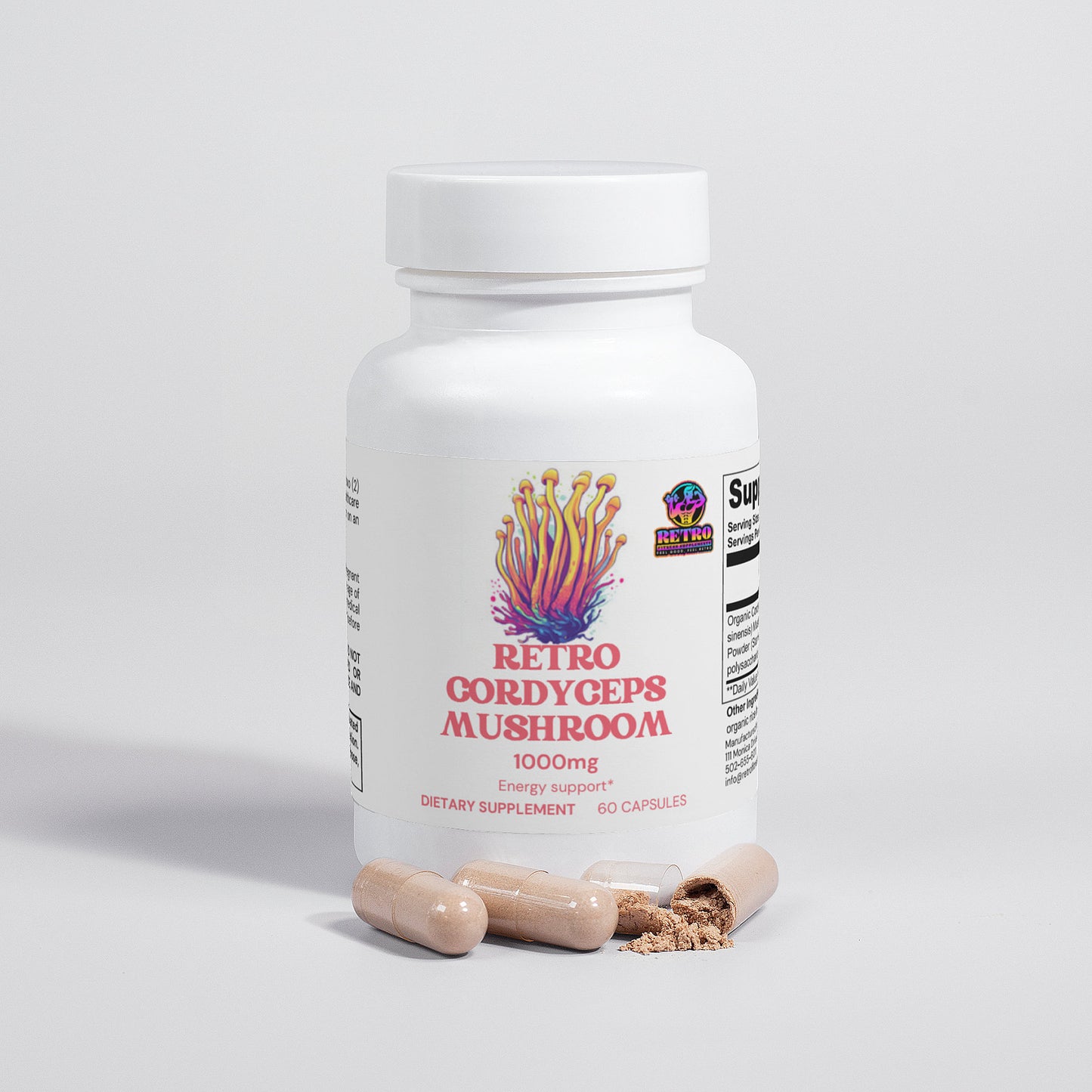 RETRO CORDYCEPS MUSHROOM 1000 MG