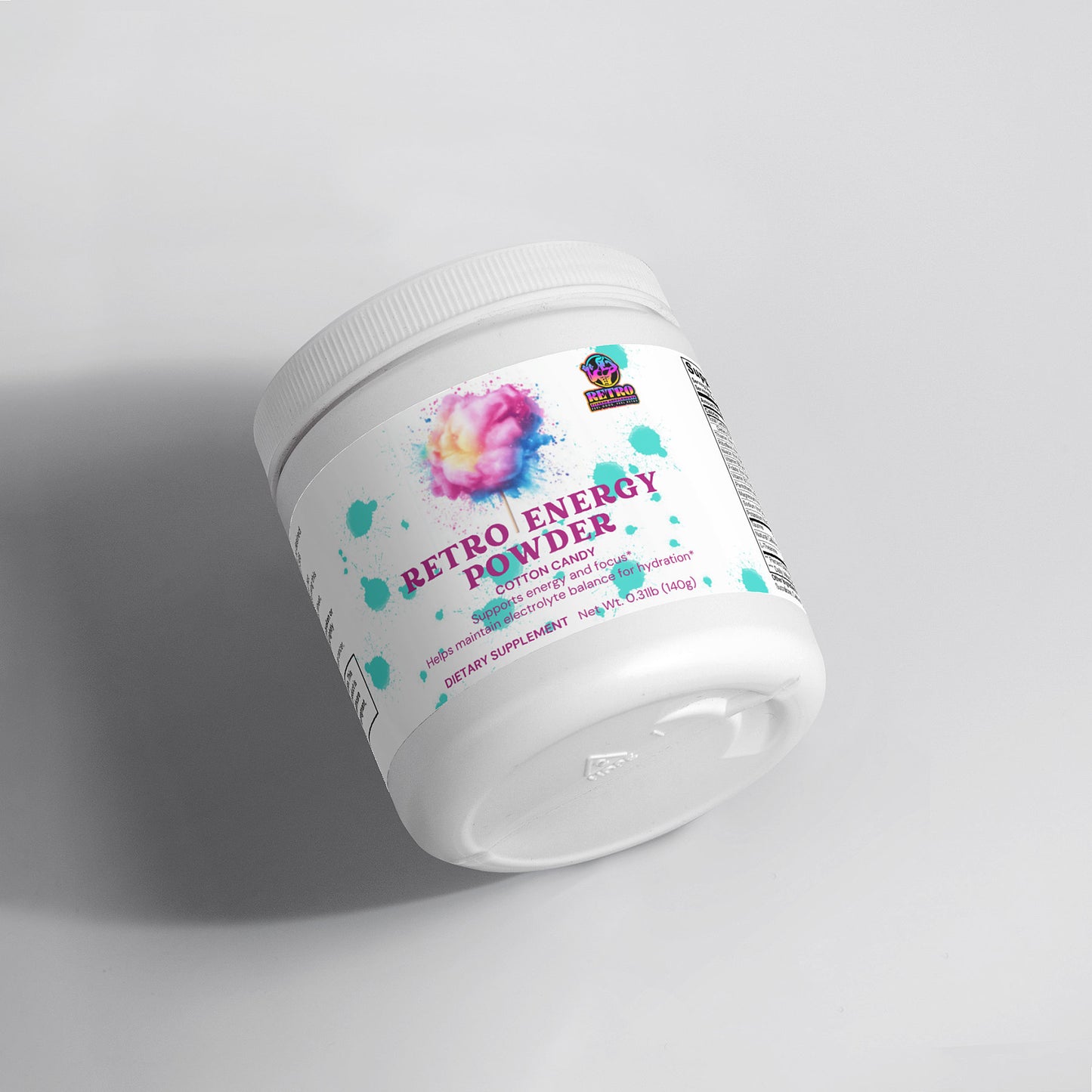 RETRO ENERGY POWDER (COTTON CANDY)