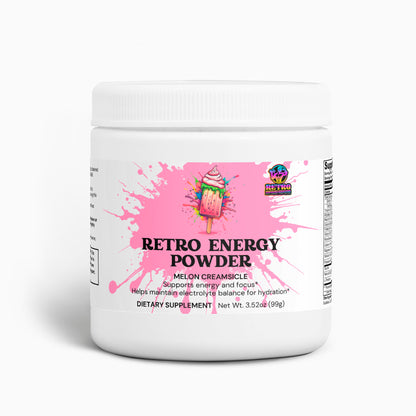 RETRO ENERGY POWDER (MELON CREAMSICLE)