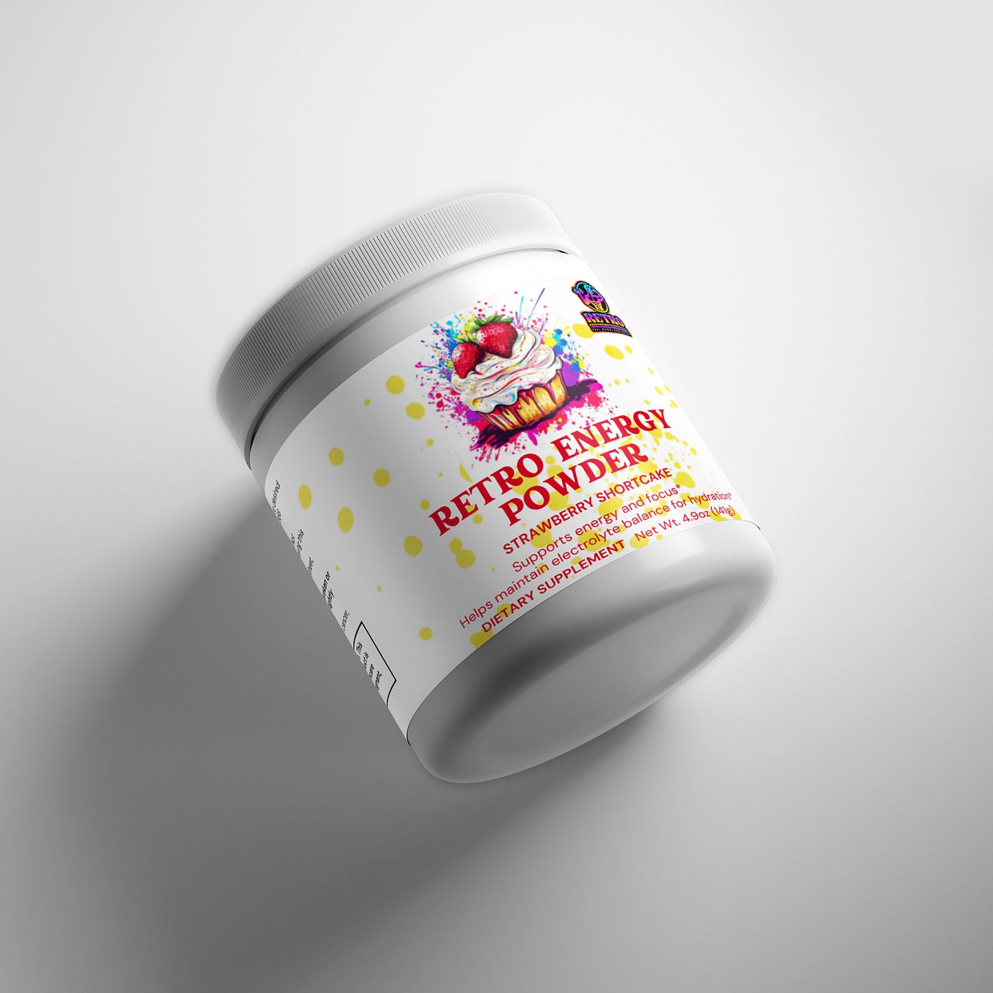 RETRO ENERGY POWDER (STRAWBERRY SHORTCAKE)