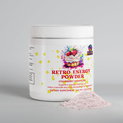 RETRO ENERGY POWDER (STRAWBERRY SHORTCAKE)