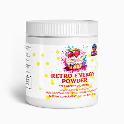 RETRO ENERGY POWDER (STRAWBERRY SHORTCAKE)