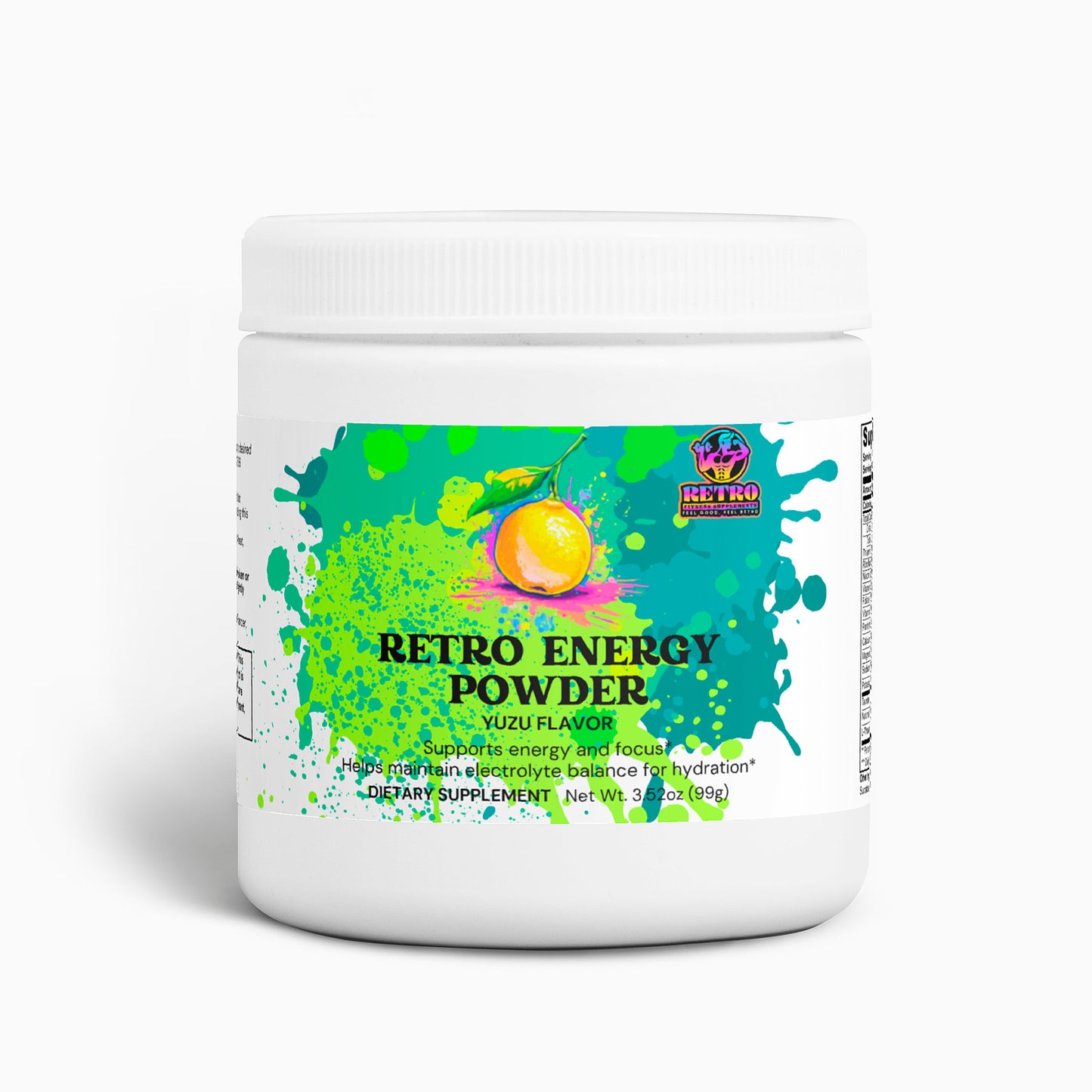 RETRO ENERGY POWDER (YUZU FLAVOR)