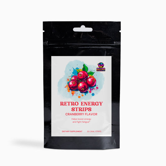 RETRO ENERGY STRIPS (CRANBERRY FLAVOR) BAG