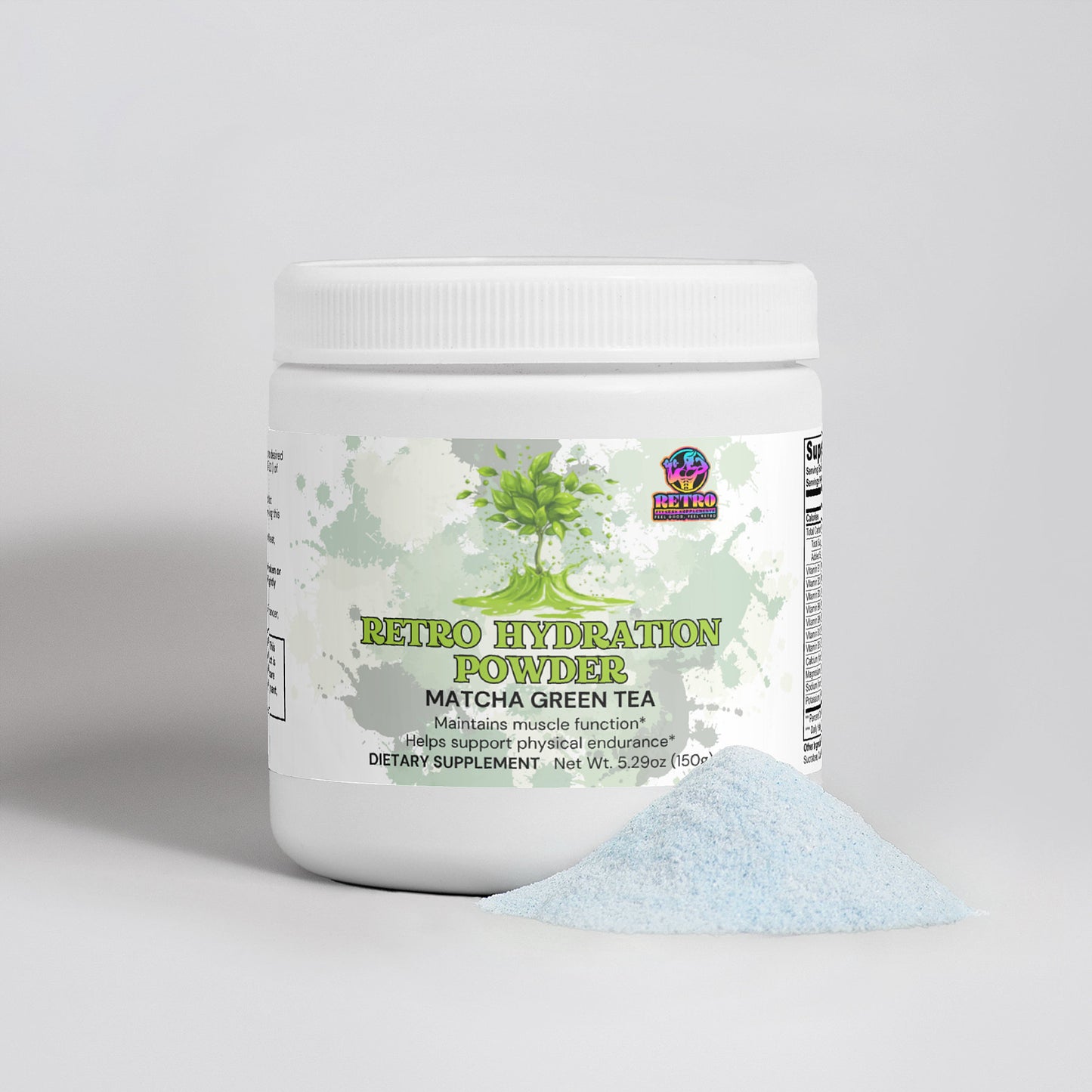 RETRO HYDRATION POWDER (MATCHA GREEN TEA)