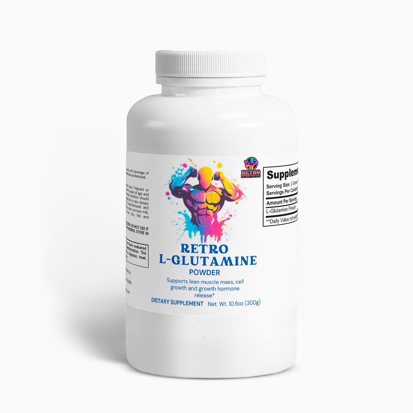 RETRO L-GLUTAMINE POWDER