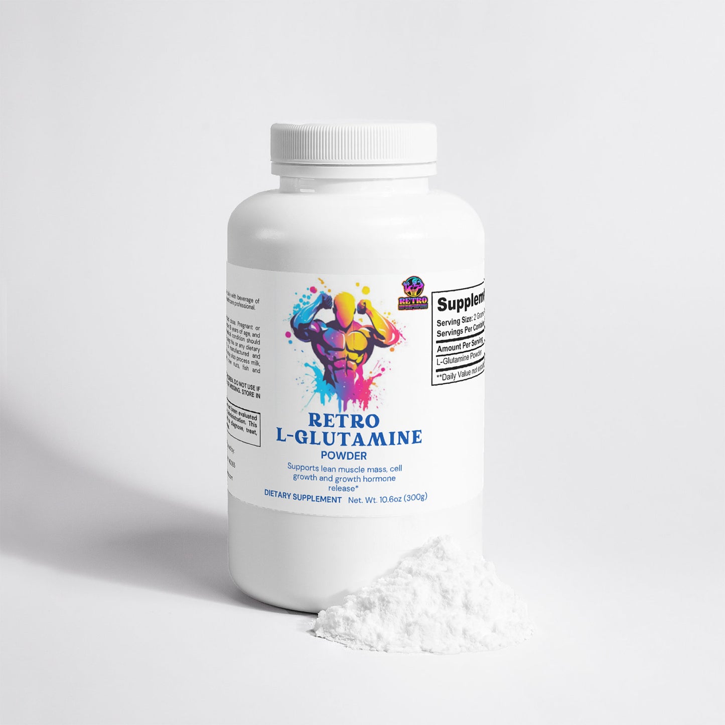 RETRO L-GLUTAMINE POWDER