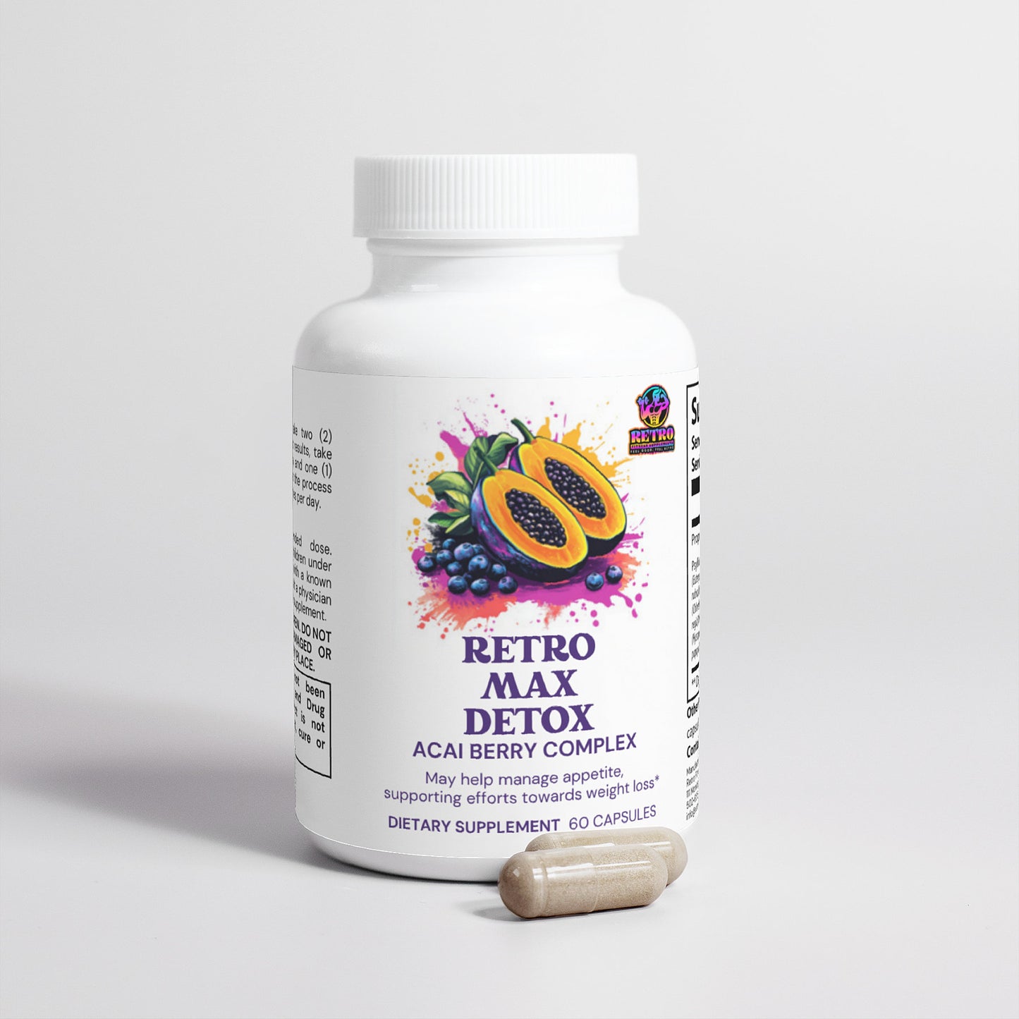 RETRO MAX DETOX (ACAI DETOX) CAPSULES