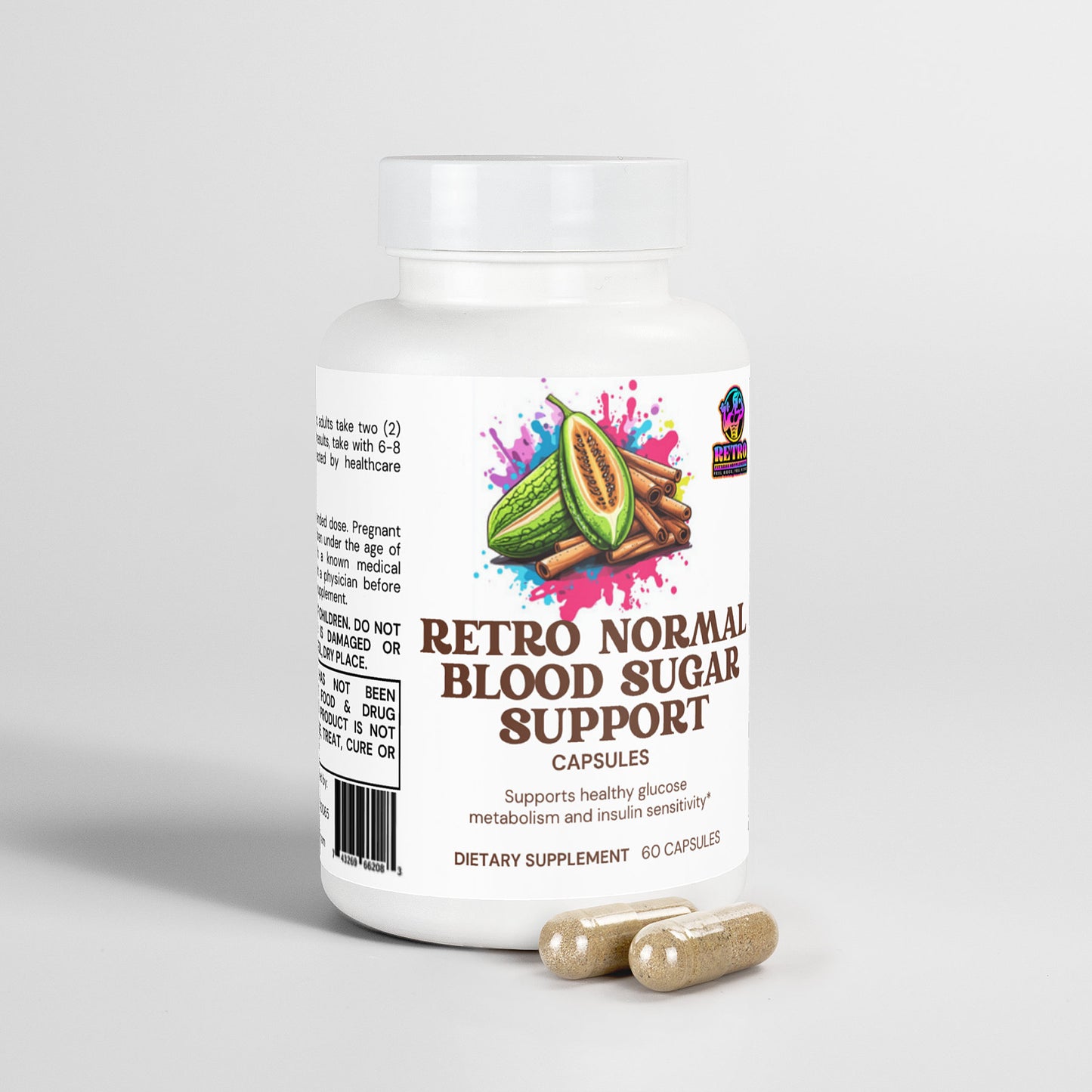 RETRO NORMAL BLOOD SUGAR SUPPORT CAPSULES