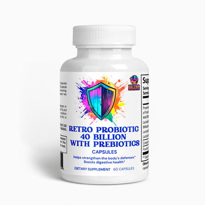 RETRO PROBIOTIC 40 BILLION WITH PREBIOTICS