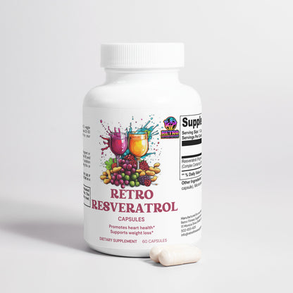 RETRO RESVERATROL 50% 600 MG CAPSULES