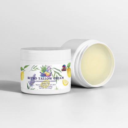 RETRO TALLOW CREAM LEMONGRASS & LAVENDER