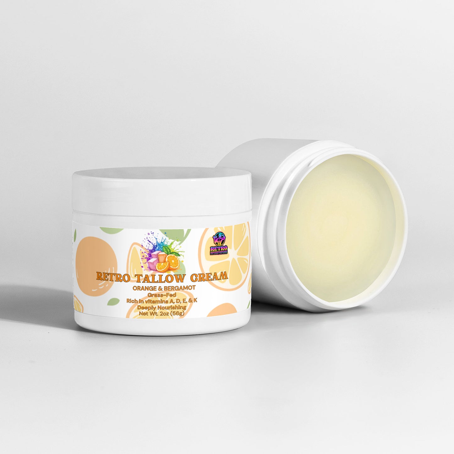 RETRO TALLOW CREAM ORANGE & BERGAMOT