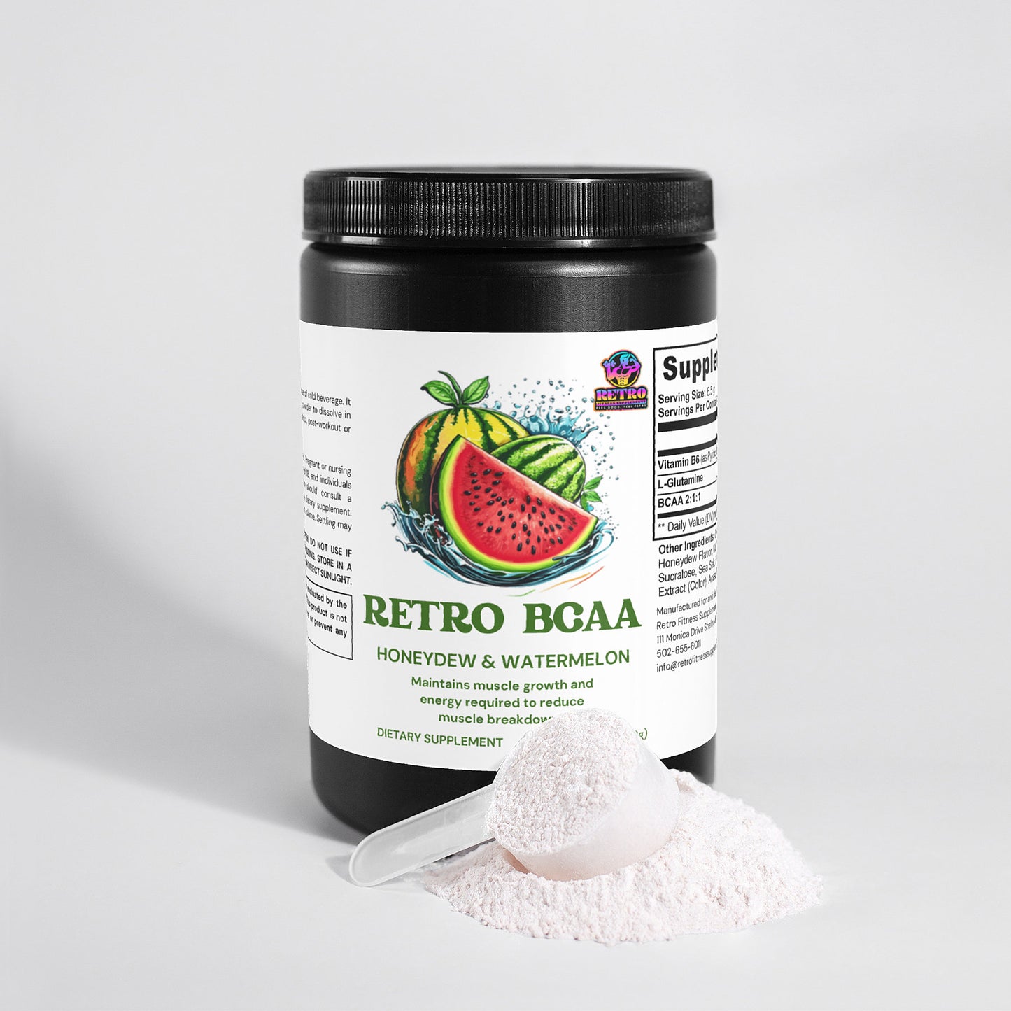 RETRO BCAA POST WORKOUT POWDER (HONEYDEW/WATERMELON)