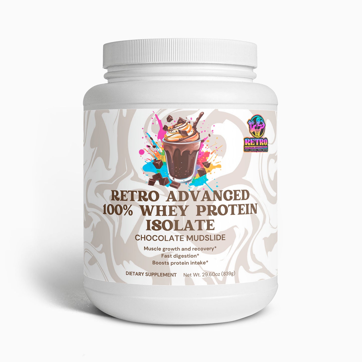 RETRO CHOCOLATE MUDSLIDE WHEY PROTEIN