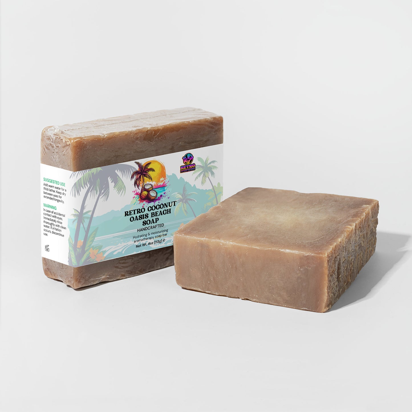 RETRO COCONUT OASIS BEACH SOAP