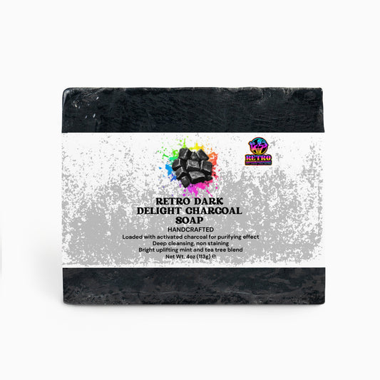 RETRO DARK DELIGHT CHARCOAL SOAP