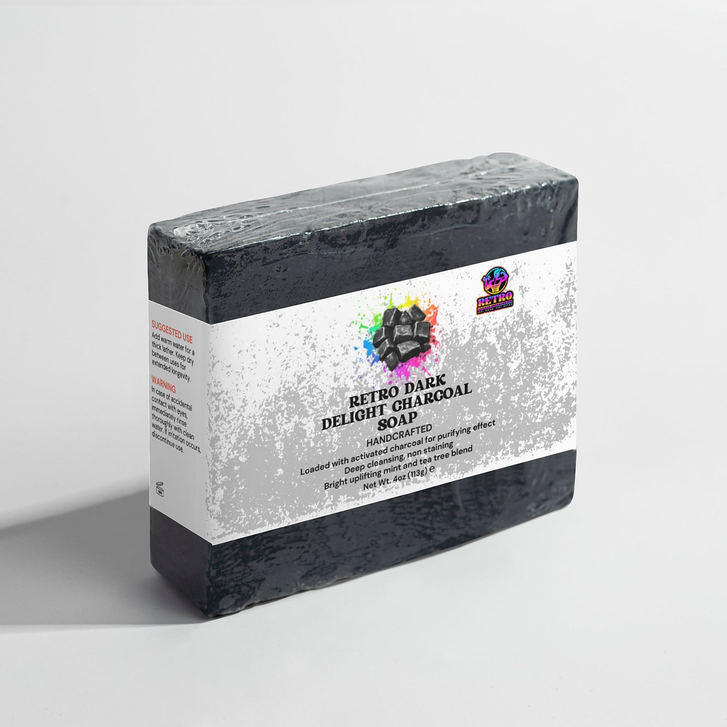 RETRO DARK DELIGHT CHARCOAL SOAP