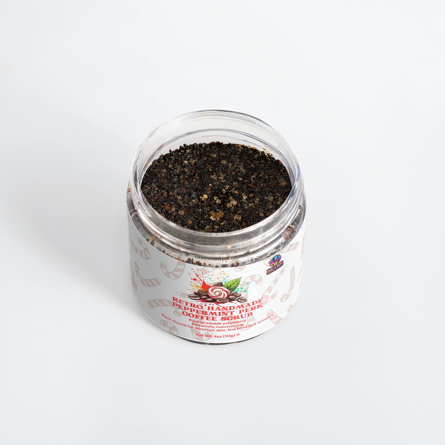 RETRO HANDMADE PEPPERMINT PERK COFFEE SCRUB