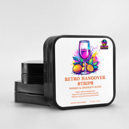 RETRO HANGOVER STRIPS (MANGO & ORANGE)