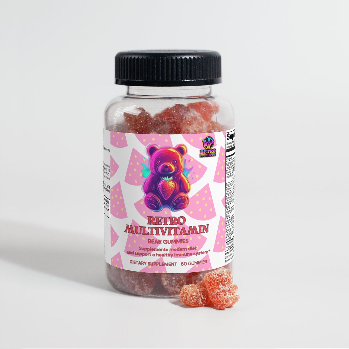 RETRO MULTIVITAMIN BEAR GUMMIES (ADULT)