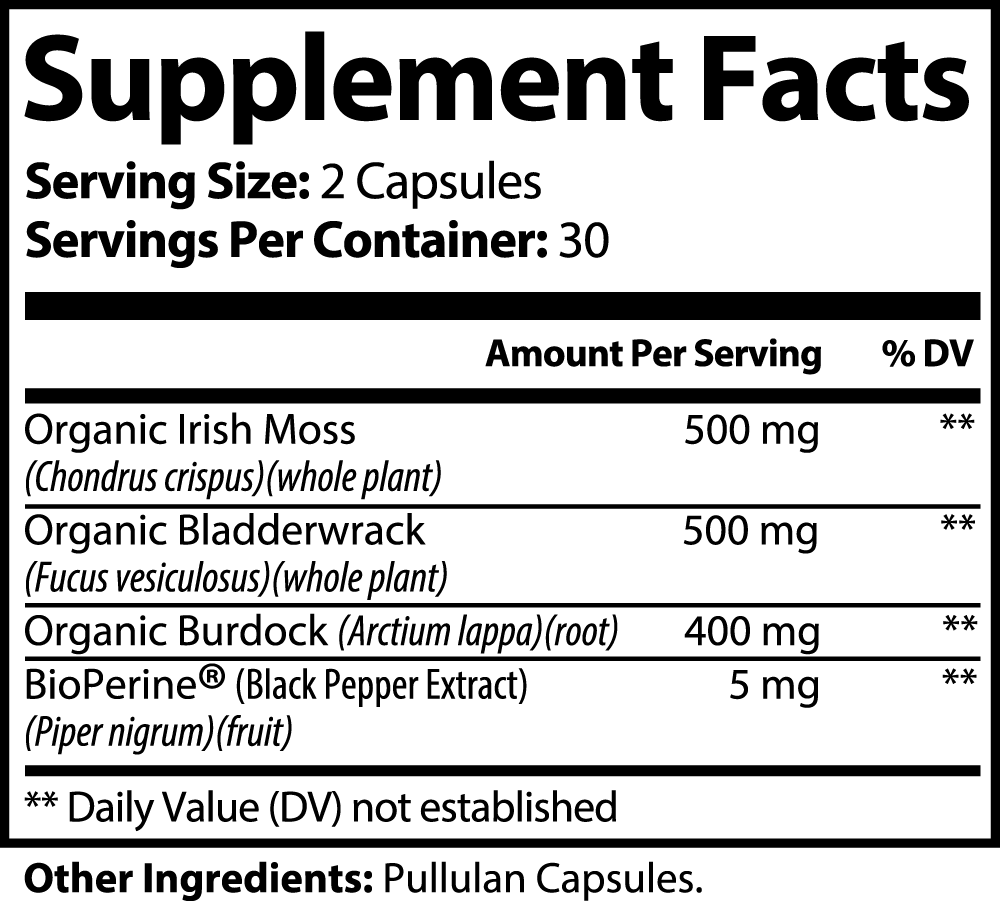 RETRO SEA MOSS CAPSULES