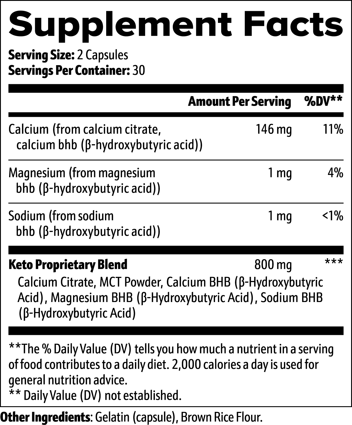 RETRO KETO BHB