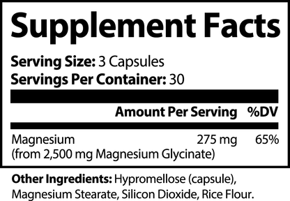 RETRO MAGNESIUM GLYCINATE CAPSULES