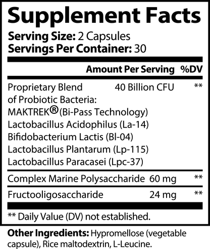 RETRO PROBIOTIC 40 BILLION WITH PREBIOTICS