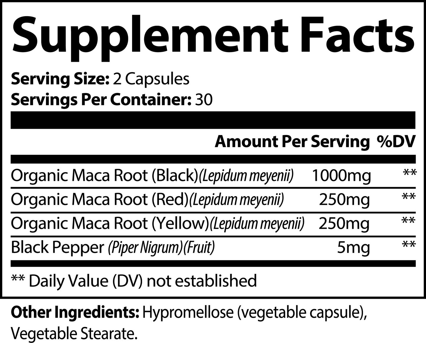 RETRO MACA PLUS CAPSULES