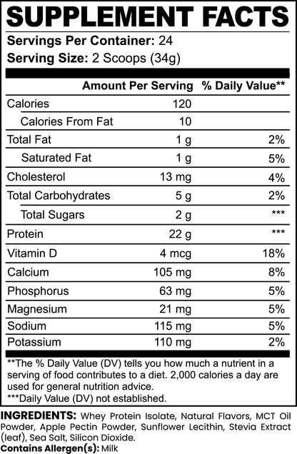 RETRO ADVANCED 100% WHEY PROTEIN ISOLATE (VANILLA)